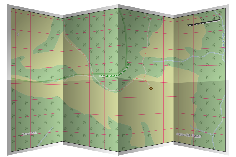 Paper map