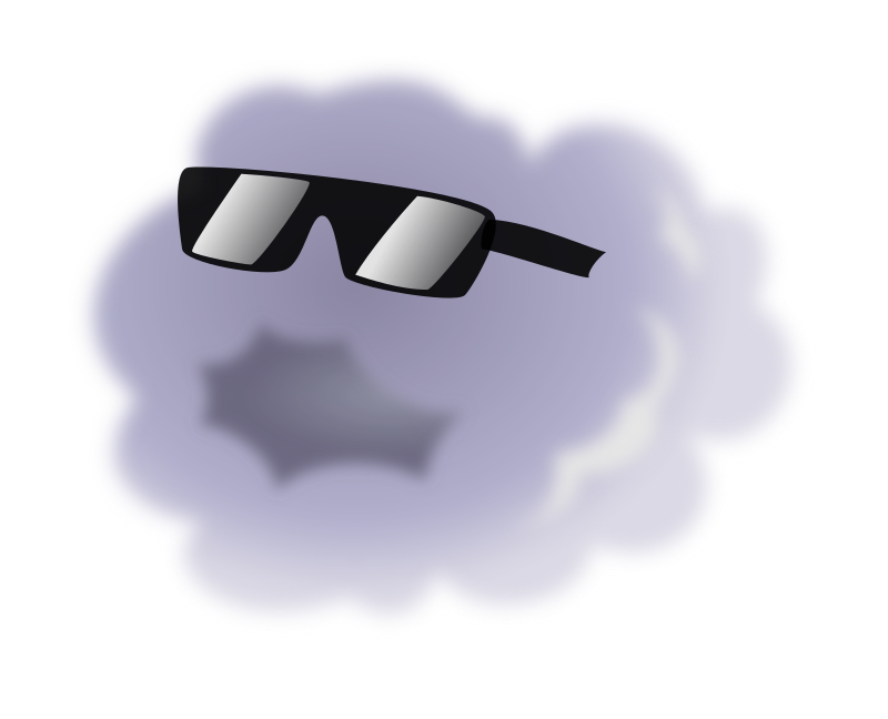 Shady Cloud (isolated)