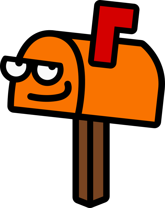 Orange Mailbox
