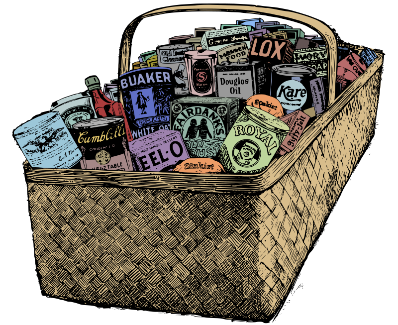 Shopping Basket - Colour Remix