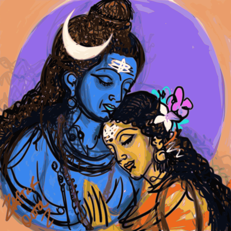 Shiva and Parvati