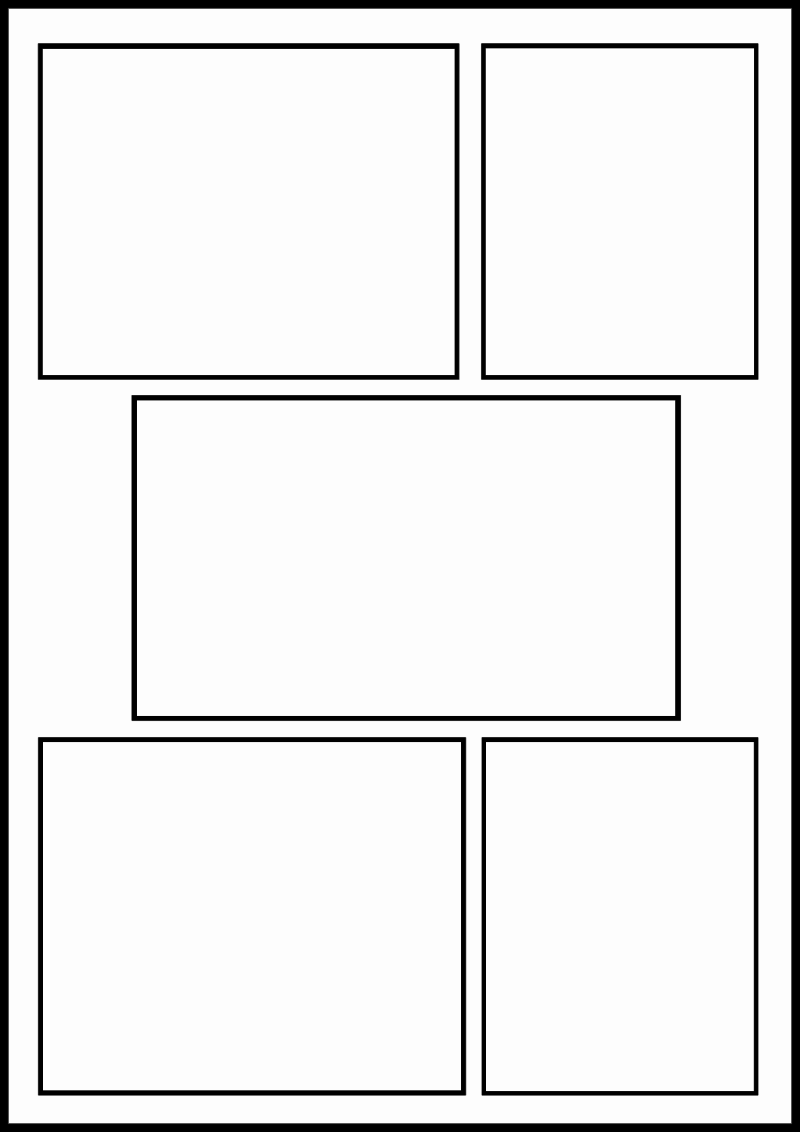 Comic template 6