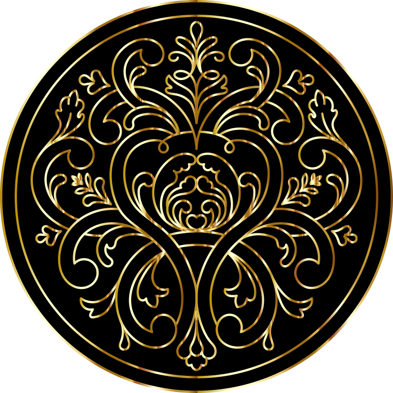 Circular flourish By m1981 Gold