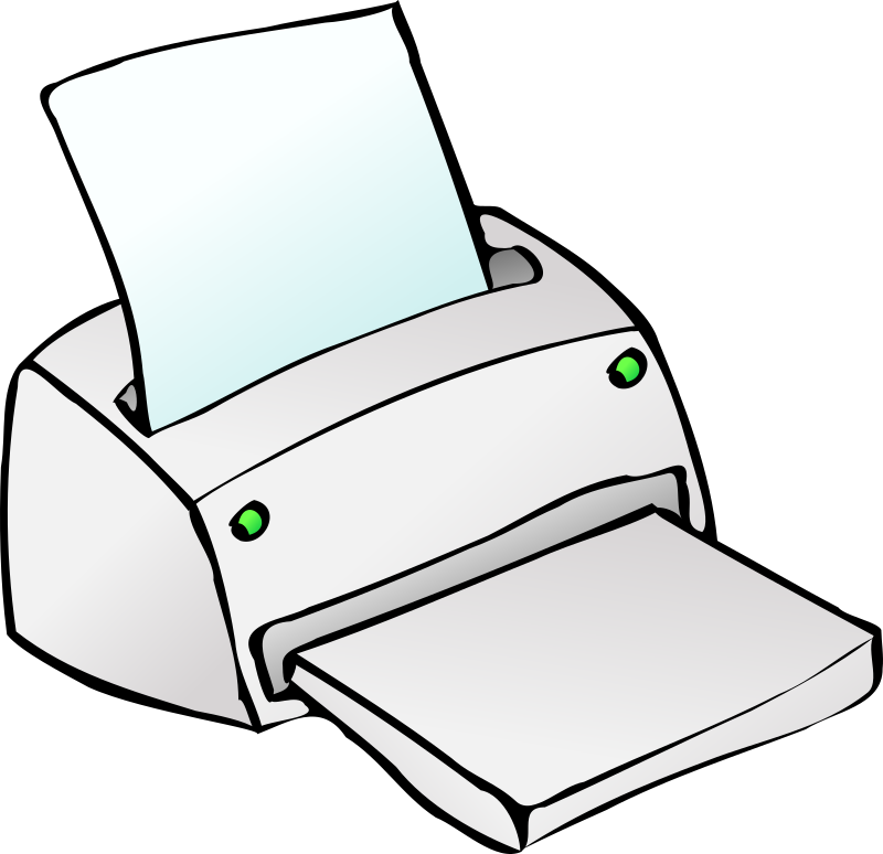 Inkjet printer with eyes