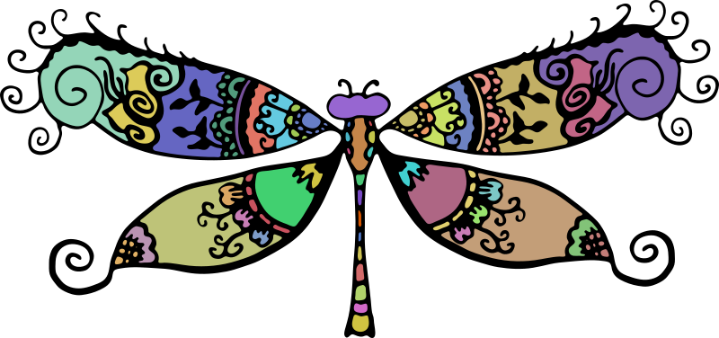 Decorated Butterfly - Colour Remix