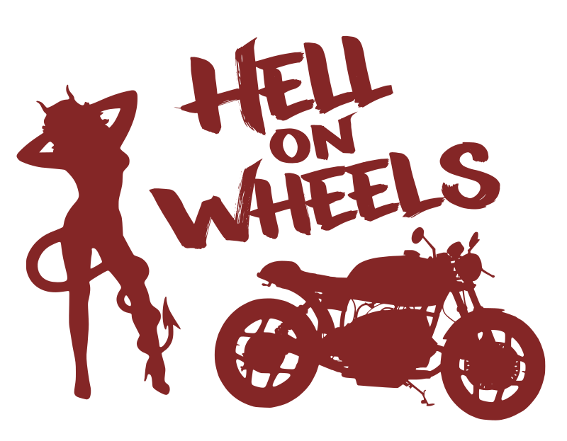 Hell on Wheels - Female Silhouette Remix