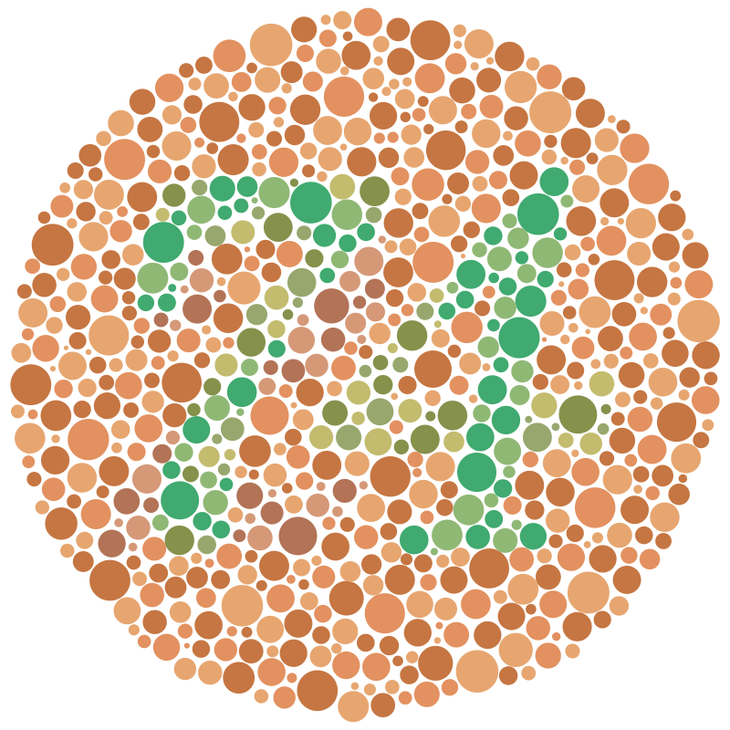 Ishihara Colour Blind Test
