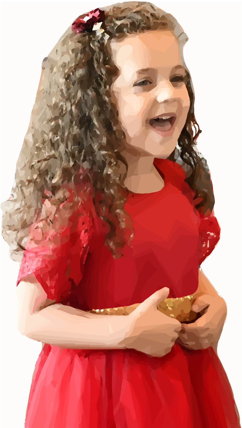 Little Girl Red Dress