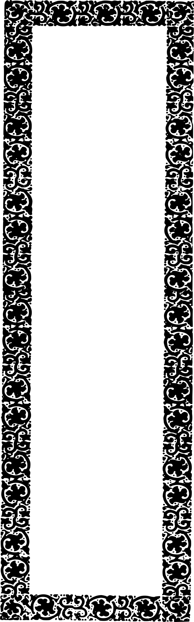 Long Narrow Decorative Frame