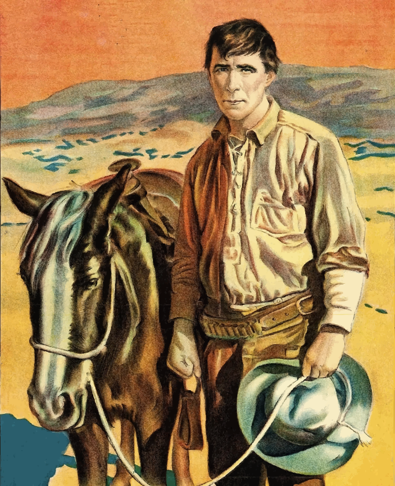 Cowboy with a Horse