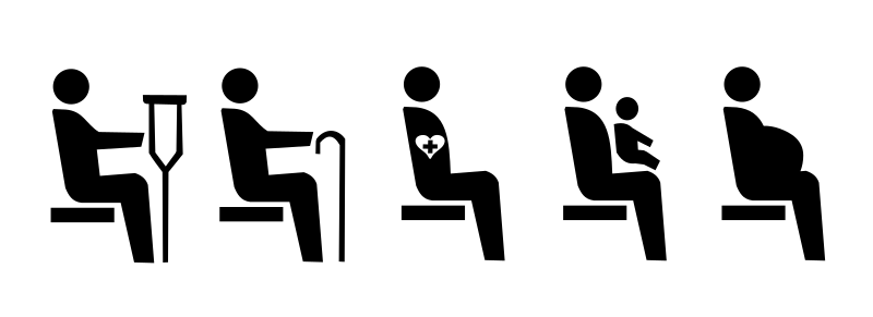 Priority Seat Icons