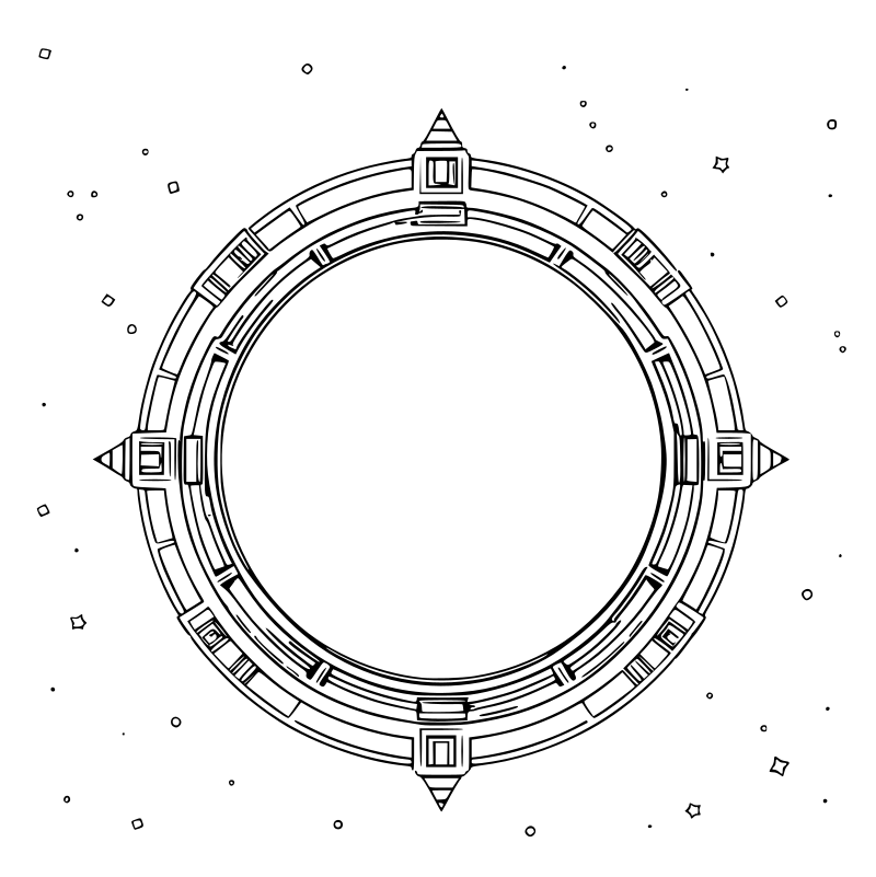 Sci Fi Portal Frame