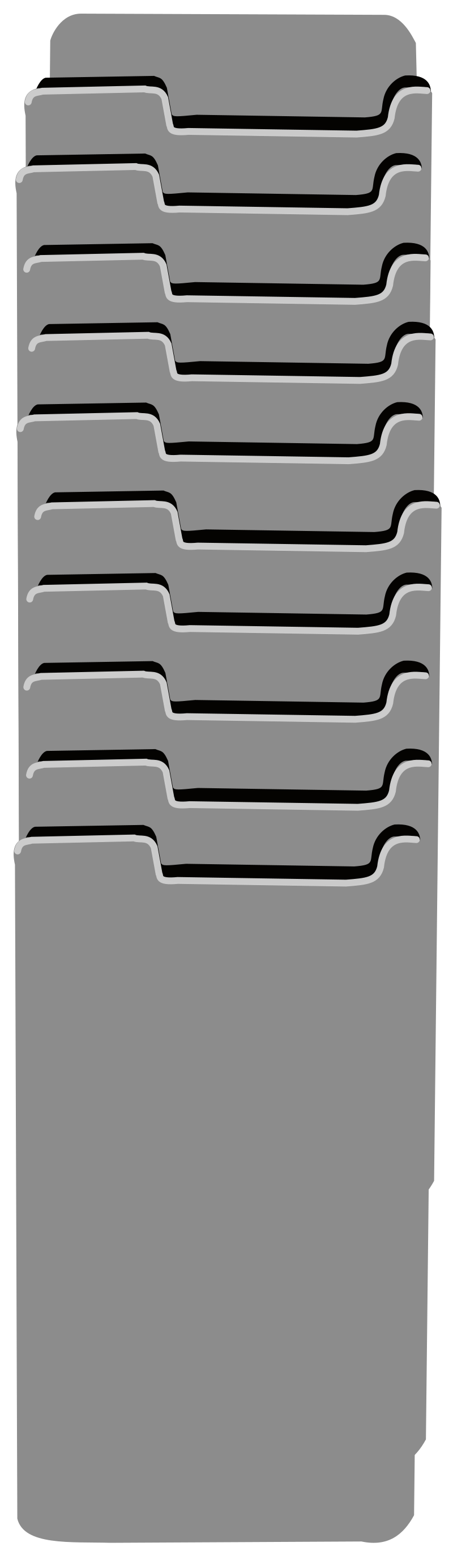 Time card rack