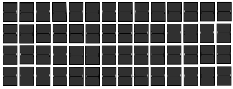 Rotating characters for mechanical sign