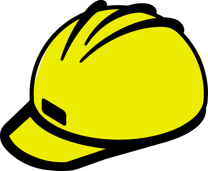 Yellow hard hat