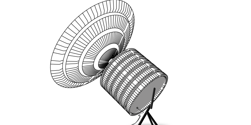 unique sattelite dish
