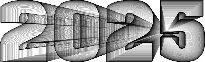 2025 Typography Wireframe