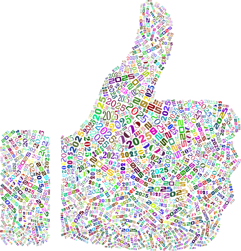 2025 Thumbs Up Colorful