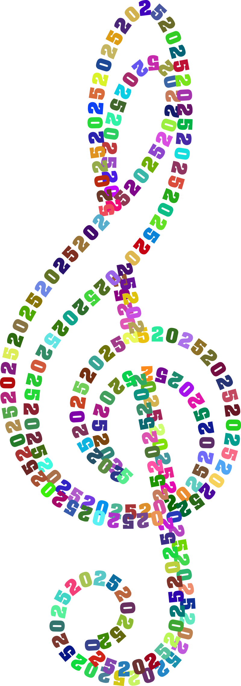 2025 Clef Colorful
