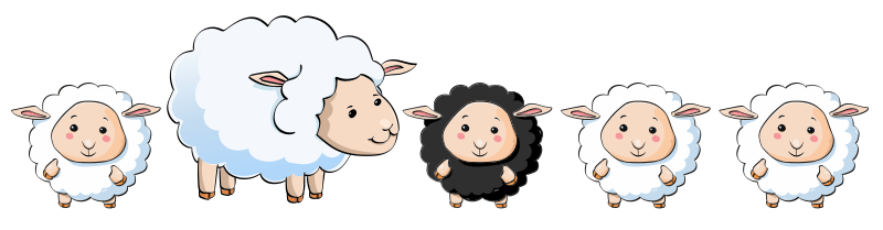 Black Sheep with Family
