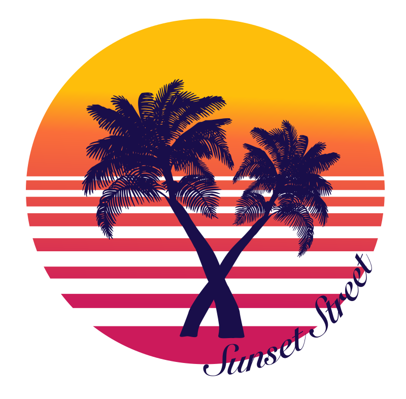 Sunset Street Fake Logo