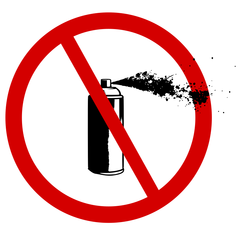 No Spray Paint
