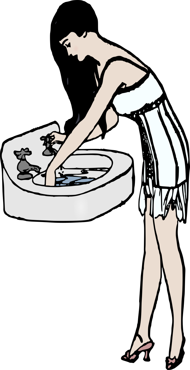 Lady and Sink - Colour Remix