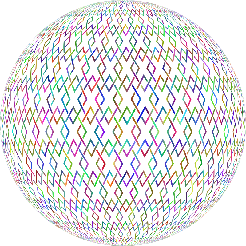 Seamless Pattern 399 Polyprismatic Sphere