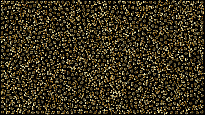 Floral Pattern Gold