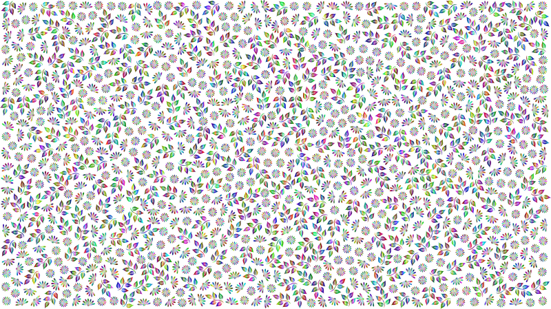 Floral Pattern Chromatic No BG