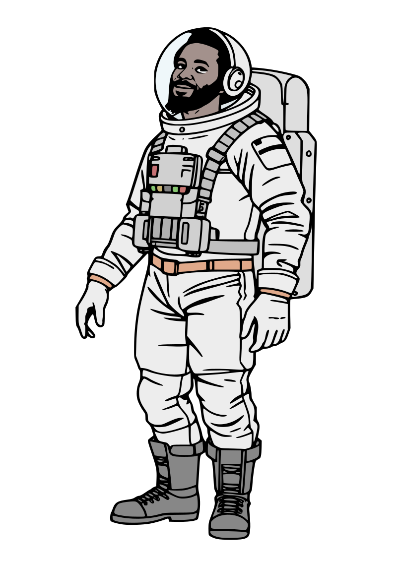 Bearded Astronaut