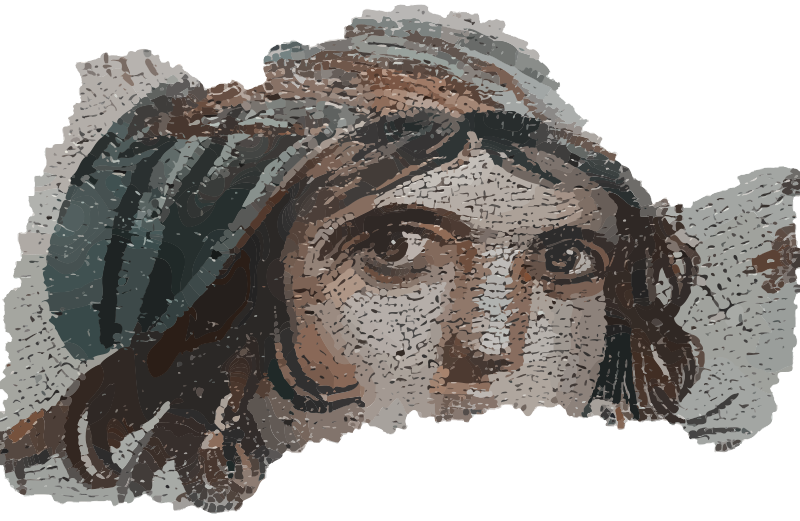 Mosaic of Woman’s Eyes
