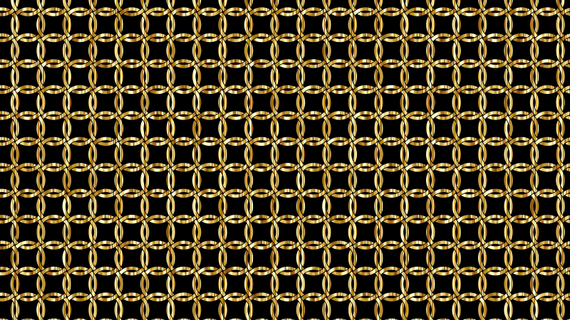 Seamless Pattern 408 Gold