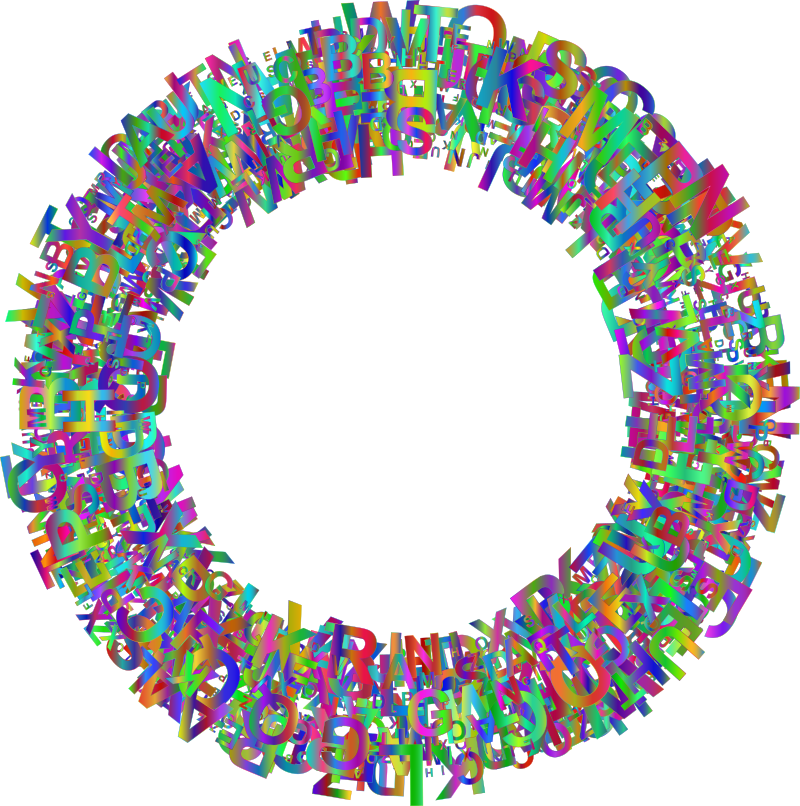 Alphabet Frame Polyprismatic