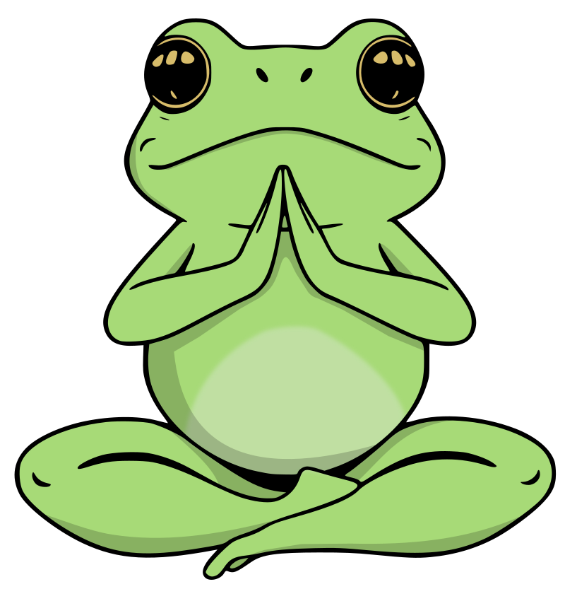 Meditating Frog