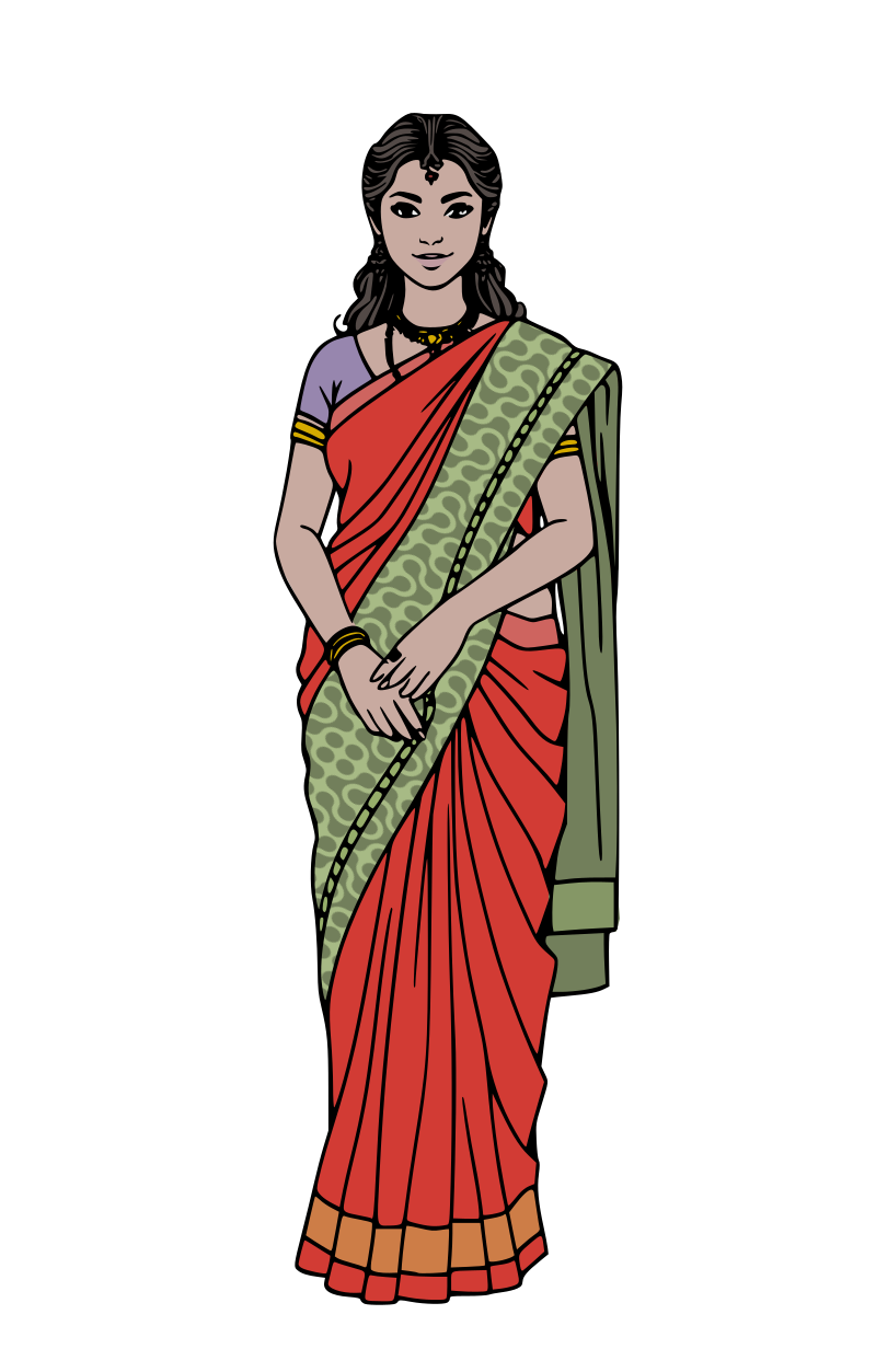 Indian Woman in a Sari