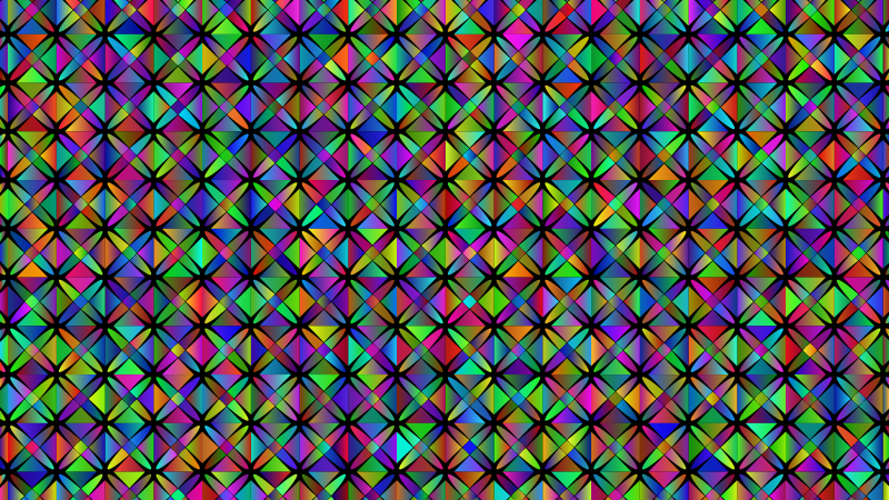 Seamless Pattern 410 Polyprismatic