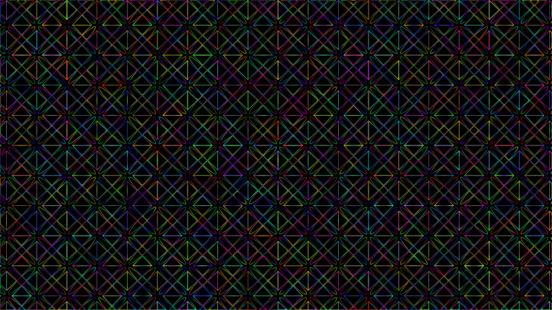Seamless Pattern 411 Polyprismatic