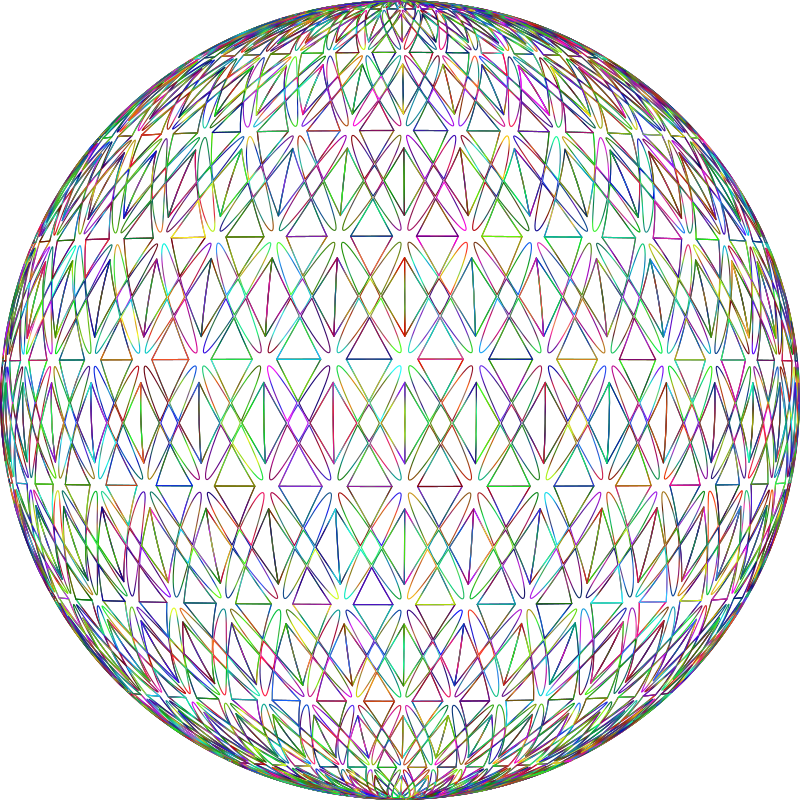 Seamless Pattern 411 Polyprismatic Sphere No BG