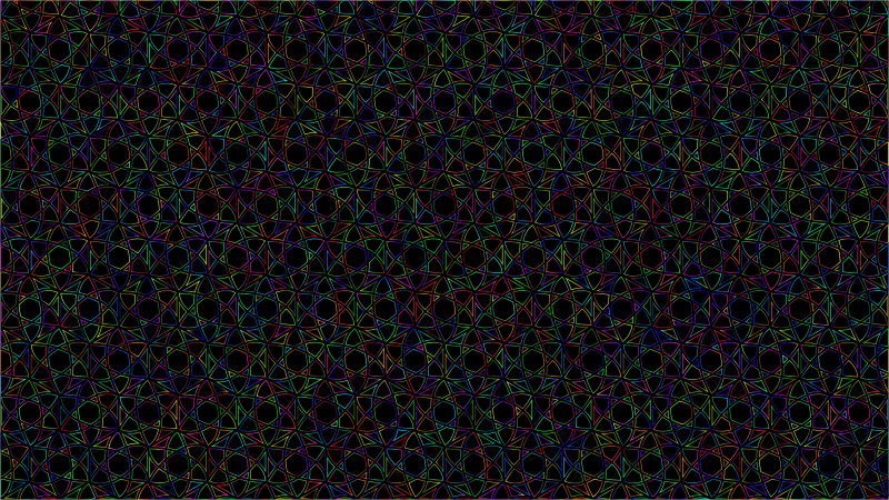 Seamless Pattern 385 Polyprismatic