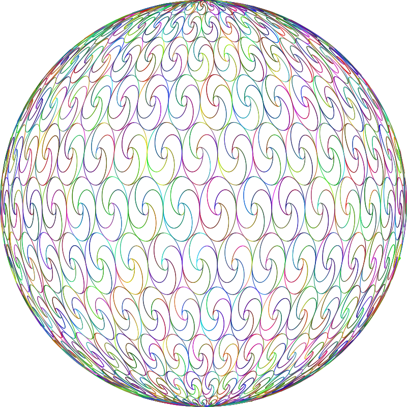 Seamless Pattern 387 Polyprismatic 2 Sphere