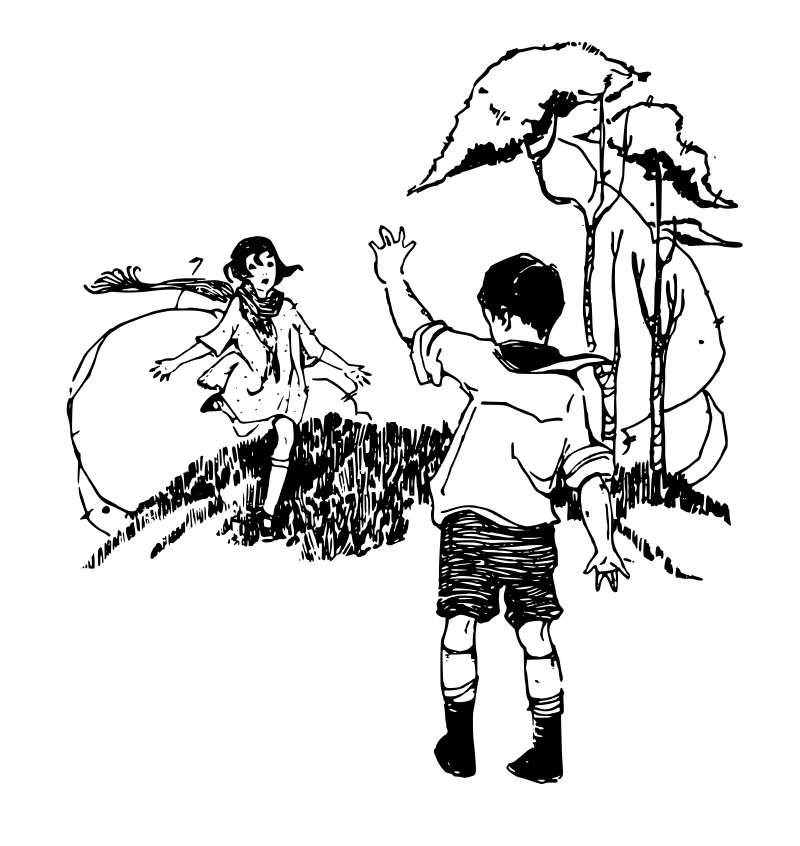 Boy Greets a Girl