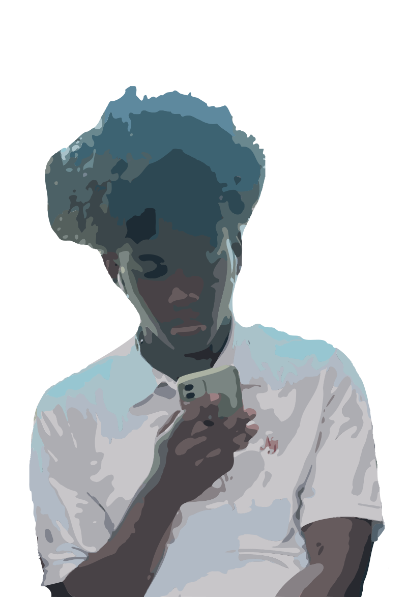 Young Man Lost in a Square