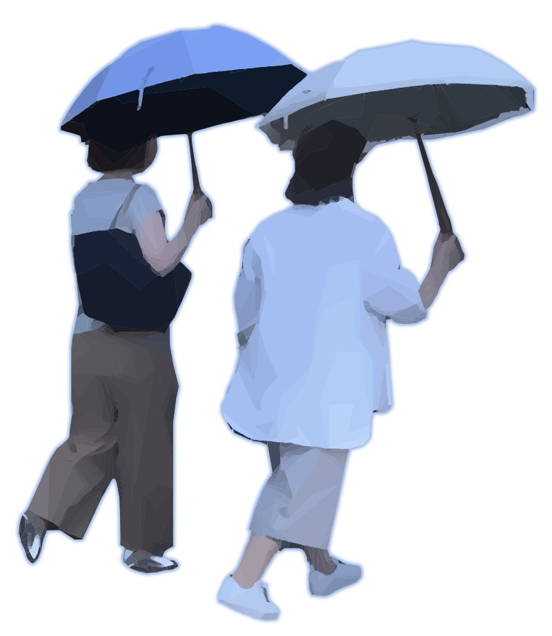 Walking in the Rain