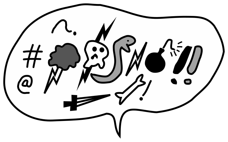 Angry Cartoon Speech Bubble