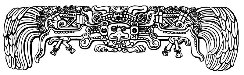 Mayan Art - Serpant Bird Divider