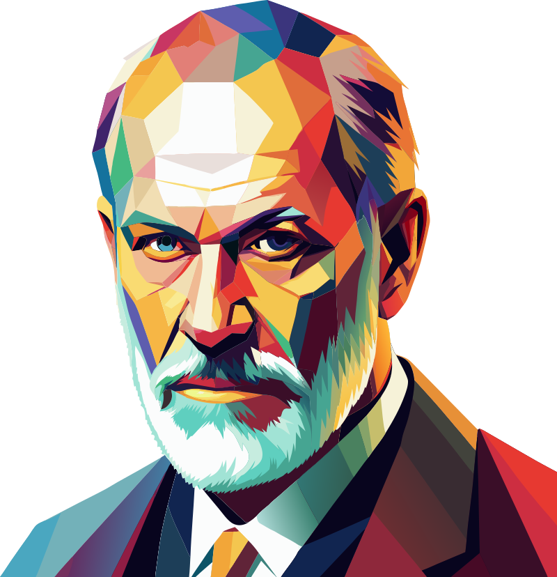 AL Generated Sigmund Freud Portrait