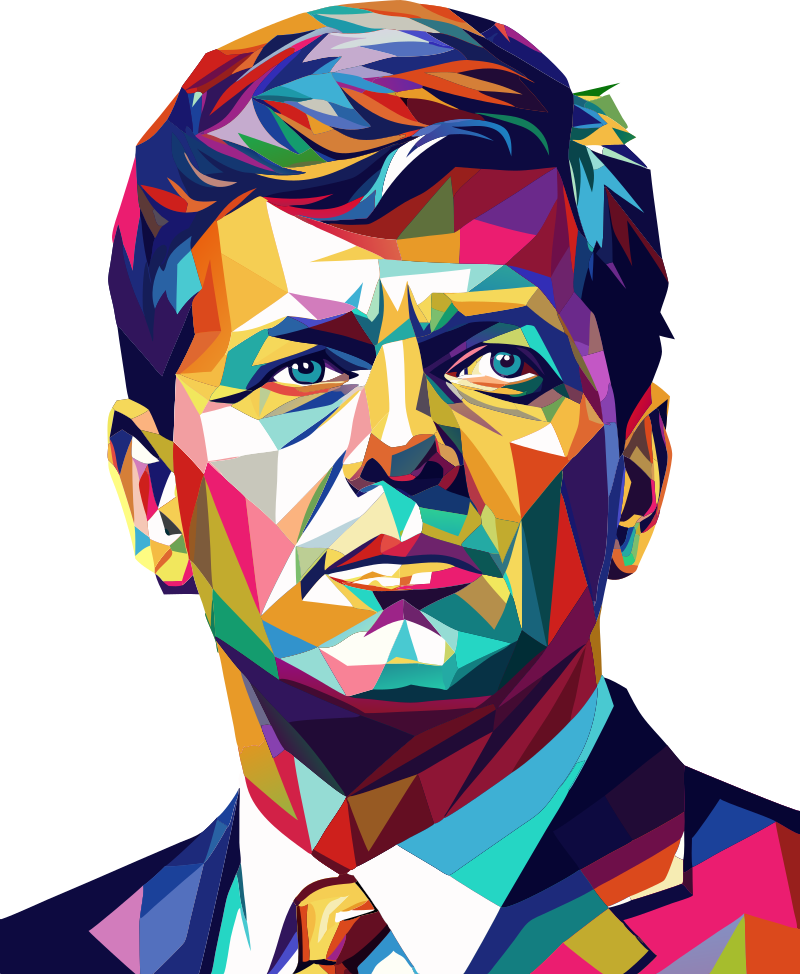 AL Generated John F Kennedy Portrait 6