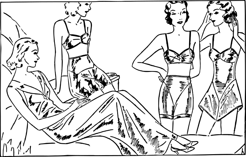Four Women in Undergarments