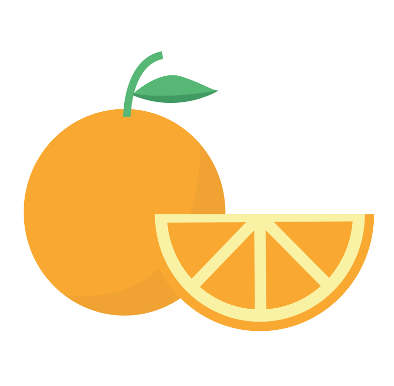 Orange Isolated